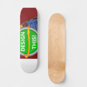 COOL! Skateboard Deck - 8" - Custom (Vorderseite)
