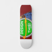 COOL! Skateboard Deck - 8" - Custom (Vorderseite)