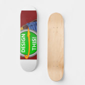 COOL! Skateboarddecke - 7 3/4" - Benutzerdefiniert Skateboard (Vorderseite)