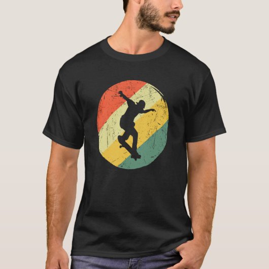 Cool Skateboarding Retro Vintage skateboard Skateb T-Shirt (Vorderseite)