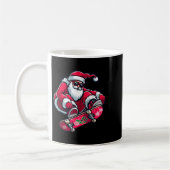 Cool Skateboarding Santa Claus Christmas Pajama Ki Kaffeetasse (Links)