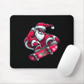 Cool Skateboarding Santa Claus Christmas Pajama Ki Mousepad (Mit Mouse)