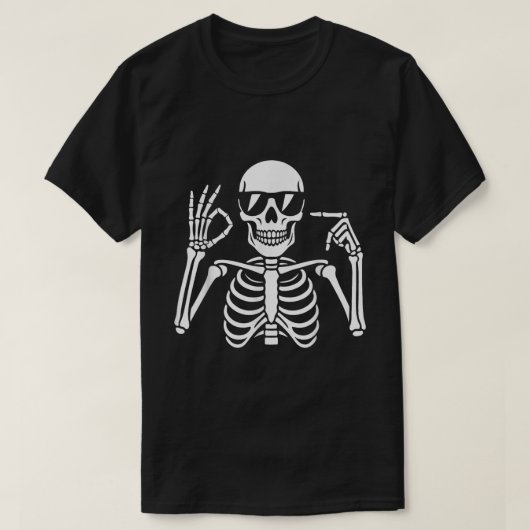 Cool Skeleton 67 Meme Shirt für Halloween Vibes (Design vorne)