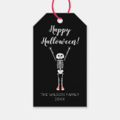 Cool Skeleton Halloween-Party Gefallen Geschenkanhänger (Vorderseite)