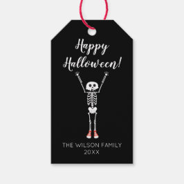 Cool Skeleton Halloween-Party Gefallen Geschenkanhänger