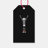 Cool Skeleton Halloween-Party Gefallen Geschenkanhänger (Rückseite)