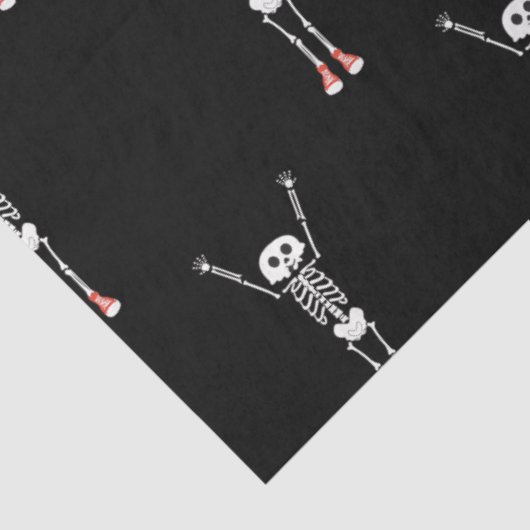 Cool Skeleton Halloween Pattern Seidenpapier (Ausschnitt)