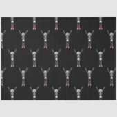 Cool Skeleton Halloween Pattern Seidenpapier (Vorderseite)