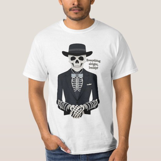 Cool Skull Gangster T-Shirt (Vorderseite)