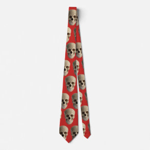 Cool Skulls Party Krawatte durch Schaufenster