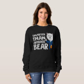 Cool Smarter Than Average Bear Polar Bear Sweatshirt (Vorne ganz)
