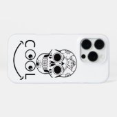 Cool Smiley Face  iPhone Hülle (Rückseite (Horizontal))