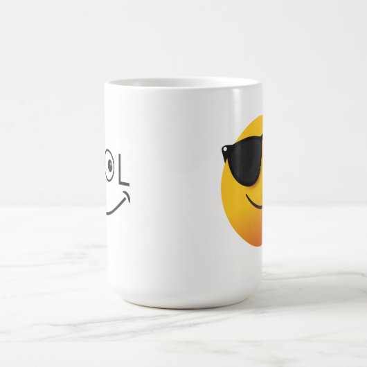 Cool Smiley Mug Kaffeetasse (Mittel)