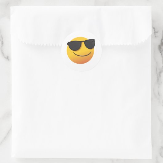 Cool Smiley Sticker | Fun Emoji Design (Tasche)