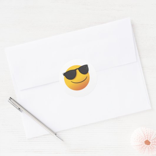 Cool Smiley Sticker | Fun Emoji Design (Umschlag)