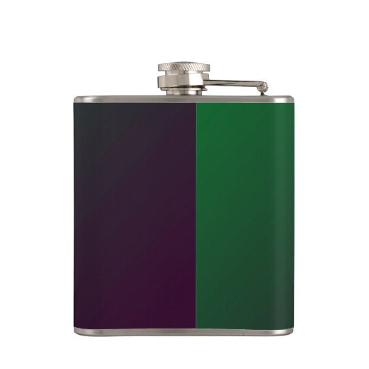 Cool Snake Metallized Tribal Art Flachmann (Rückseite)