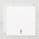 Cool Snowman Dankeskarte (Rückseite)