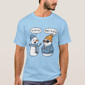 Cool Snowman Friends T-Shirt (Vorderseite)