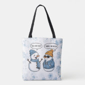 Cool Snowman Friends Tasche (Rückseite)