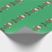 Cool Snowman Geschenkpapier (Ecke)