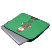 Cool Snowman Laptopschutzhülle (Vorne Knopf)