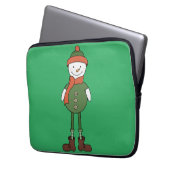Cool Snowman Laptopschutzhülle (Vorderseite Links)