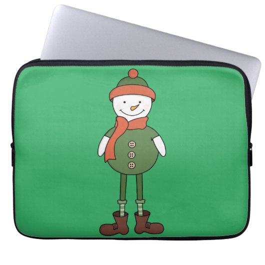 Cool Snowman Laptopschutzhülle (Vorderseite)