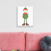 Cool Snowman Leinwanddruck (Insitu (Wohnzimmer))