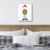 Cool Snowman Leinwanddruck (Insitu (Schlafzimmer))