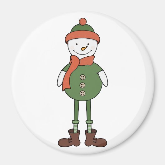 Cool Snowman Magnet (Vorne)