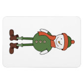 Cool Snowman Magnet (Horizontal)