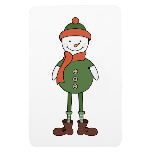 Cool Snowman Magnet (Vertikal)