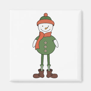 Cool Snowman Magnet