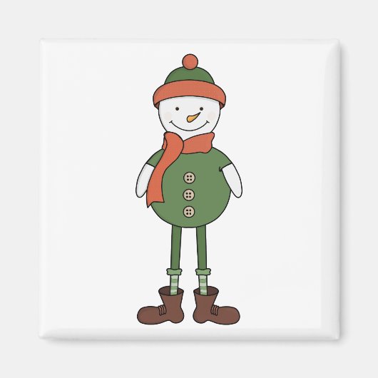 Cool Snowman Magnet (Vorne)