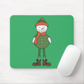 Cool Snowman Mousepad (Mit Mouse)