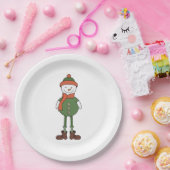 Cool Snowman Pappteller (Party)