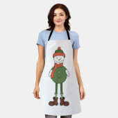 Cool Snowman Schürze (Getragen)