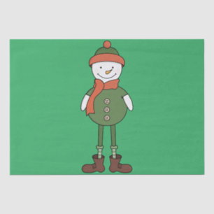 Cool Snowman Seidenpapier