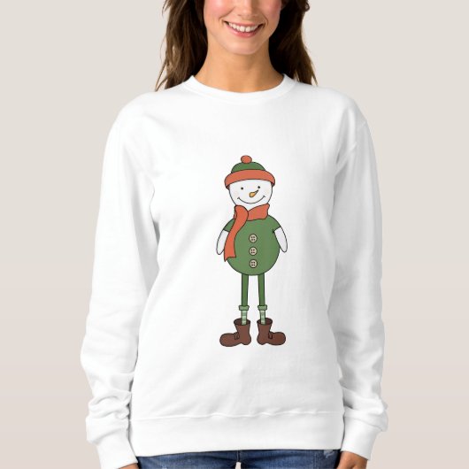 Cool Snowman Sweatshirt (Vorderseite)