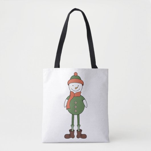 Cool Snowman Tasche (Vorderseite)