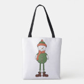 Cool Snowman Tasche (Rückseite)