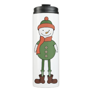 Cool Snowman Thermosbecher
