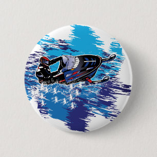 Cool Snowmobiler Button