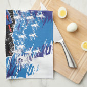 Cool Snowmobiler Geschirrtuch (Viertel Falte)