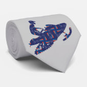 Cool Snowmobiler Krawatte (Gerollt)