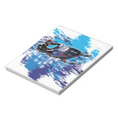 Cool Snowmobiler Notizblock (Rotiert)