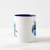 Cool Snowmobiler Zweifarbige Tasse (Mittel)