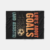 Cool Soccer Art For Men Women Soccer Lovers Soccer Fleecedecke (Vorderseite (Horizontal))