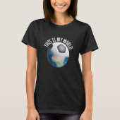 Cool soccer ball illustration T-Shirt (Vorderseite)