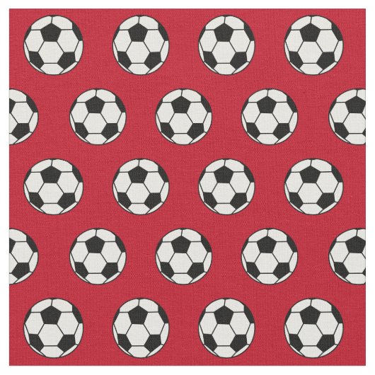 Cool Soccer Ball Red Stoff (Nahaufnahme)
